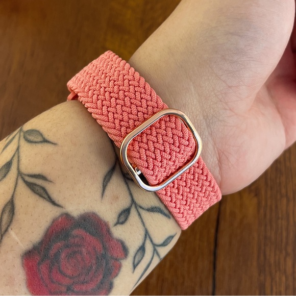 New Elastic iWatch Nylon Braided Solo Loop Band For Apple Watch Smart Watch Band - Picture 7 of 7